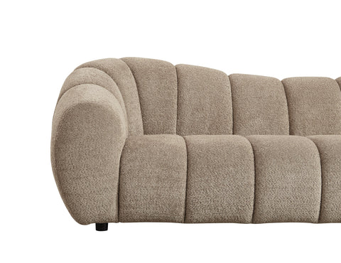 Divani Casa Suki Modern Tan Fabric Sofa Model VGEV-23112-SOFA-TAN