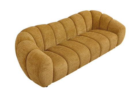 Divani Casa Suki Modern Camel Fabric Sofa Model VGEV-23112-SOFA-CML