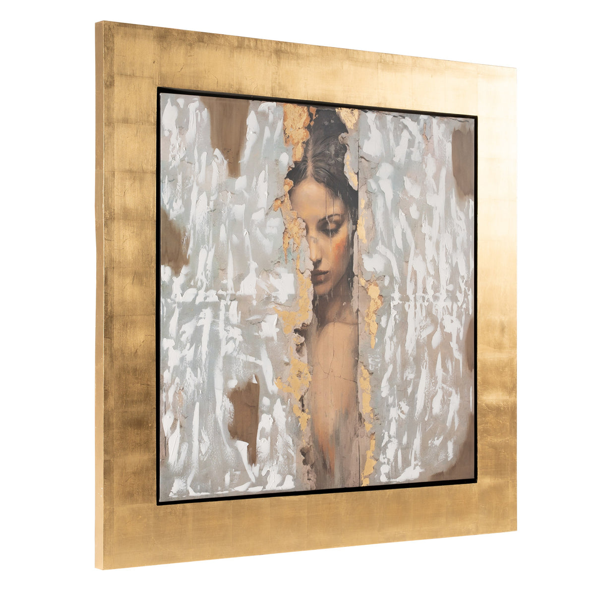 Modrest Stey Modern Gold 71" X 71" Painting Model VGVA-CO24086