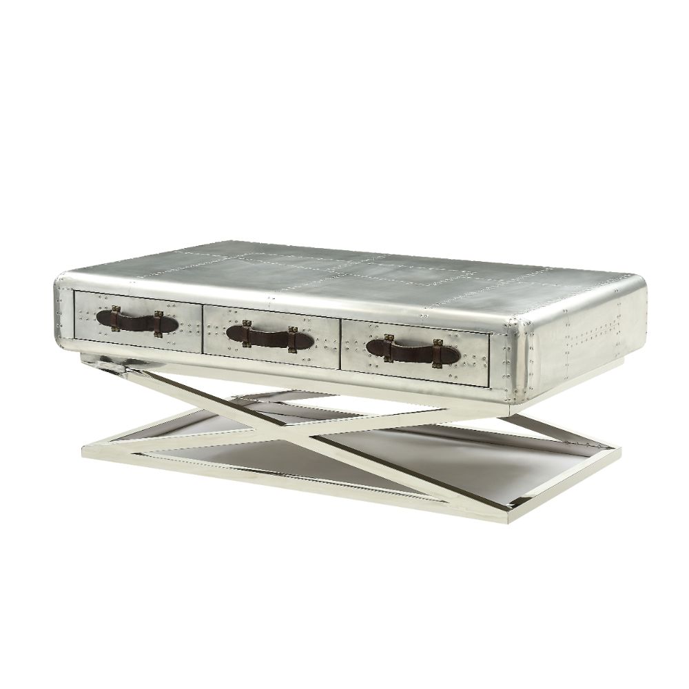 ACME Brancaster Aluminum Brancaster Coffee Table Model 83555