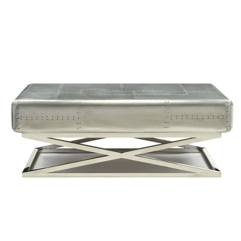 ACME Brancaster Aluminum Brancaster Coffee Table Model 83555