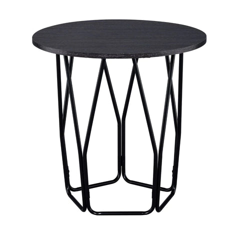 Sytira Espresso & Black End Table Model 83952 By ACME Furniture