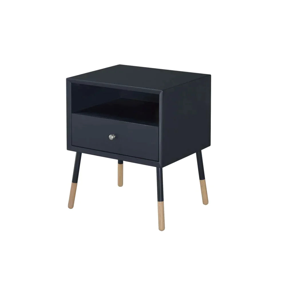 Sonria II Black & Natural End Table Model 84453 By ACME Furniture