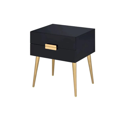 Denvor Black & Gold End Table Model 84495 By ACME Furniture