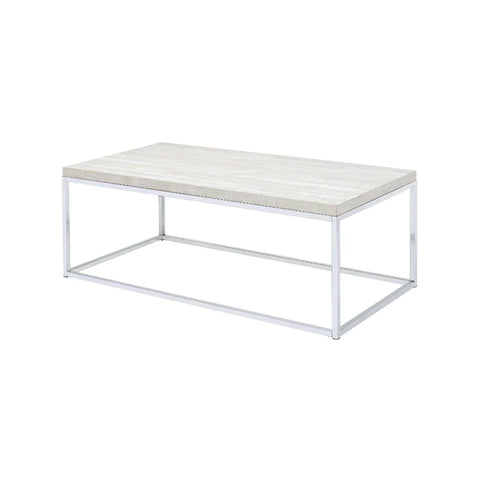 Snyder Chrome Coffee Table Model 84625 By ACME Furniture