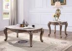 Jayceon Marble & Champagne Coffee Table Model 84865 By ACME Furniture