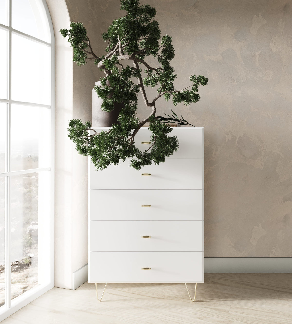 Modrest Bryan Modern White Chest Model VGMABR-82-WHT-CHS