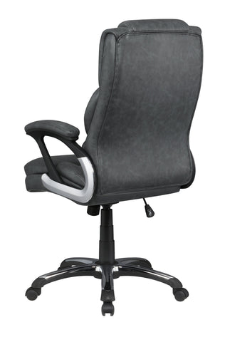 Coaster Nerris Adjustable Height Office Chair with Padded Arm Grey and Black Model 881183
