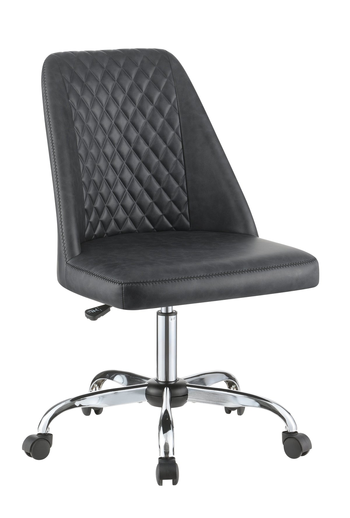 Coaster Althea Upholstered Tufted Back Office Chair Grey and Chrome Model 881196