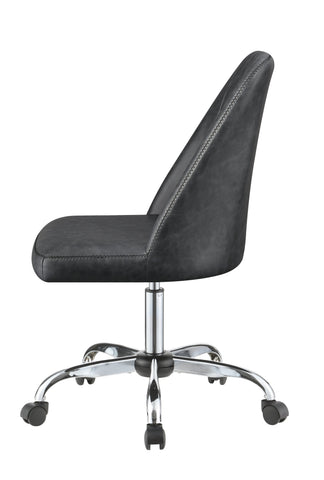 Coaster Althea Upholstered Tufted Back Office Chair Grey and Chrome Model 881196