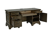 Coaster Hartshill Credenza with Power Outlet Burnished Oak Model 881282