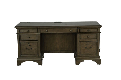 Coaster Hartshill Credenza with Power Outlet Burnished Oak Model 881282
