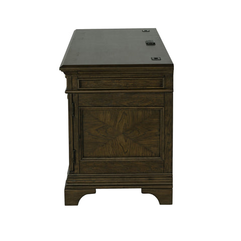 Coaster Hartshill Credenza with Power Outlet Burnished Oak Model 881282