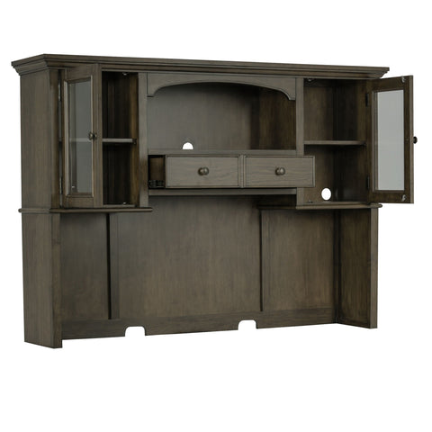 Coaster Hartshill Credenza with Hutch Burnished Oak Model 881283
