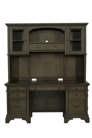 Coaster Hartshill Credenza with Hutch Burnished Oak Model 881283