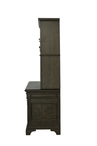 Coaster Hartshill Credenza with Hutch Burnished Oak Model 881283