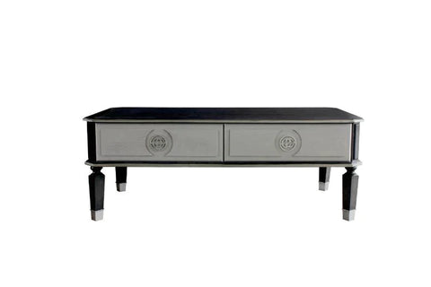 House Beatrice Charcoal & Light Gray Finish Coffee Table Model 88815 By ACME Furniture