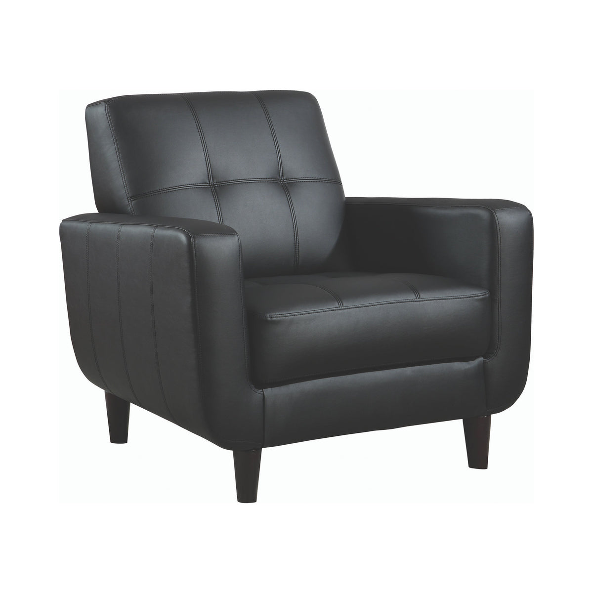 Coaster Aaron Padded Seat Accent Chair Black Model 900204