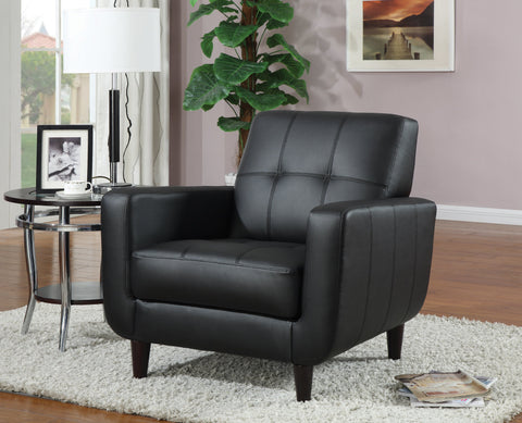 Coaster Aaron Padded Seat Accent Chair Black Model 900204