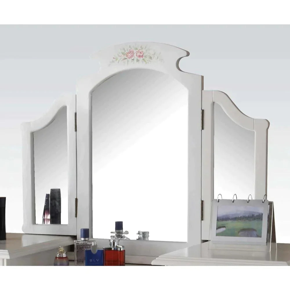 Torian White Vanity Mirror Model 90027 By ACME Furniture