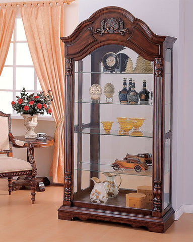 Denton Cherry Curio Model 90054 By ACME Furniture