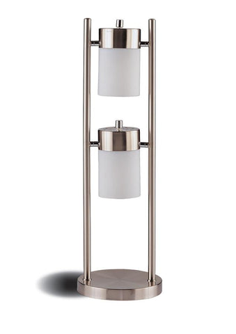 Coaster Munson Adjustable Swivel Table Lamp Brushed Silver Model 900732