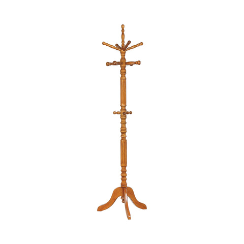 Coaster Achelle Coat Rack with 11 Hooks Golden Brown Model 900759
