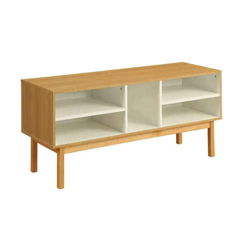 Drivia Natural & Ivory Accent Table Model 90168 By ACME Furniture