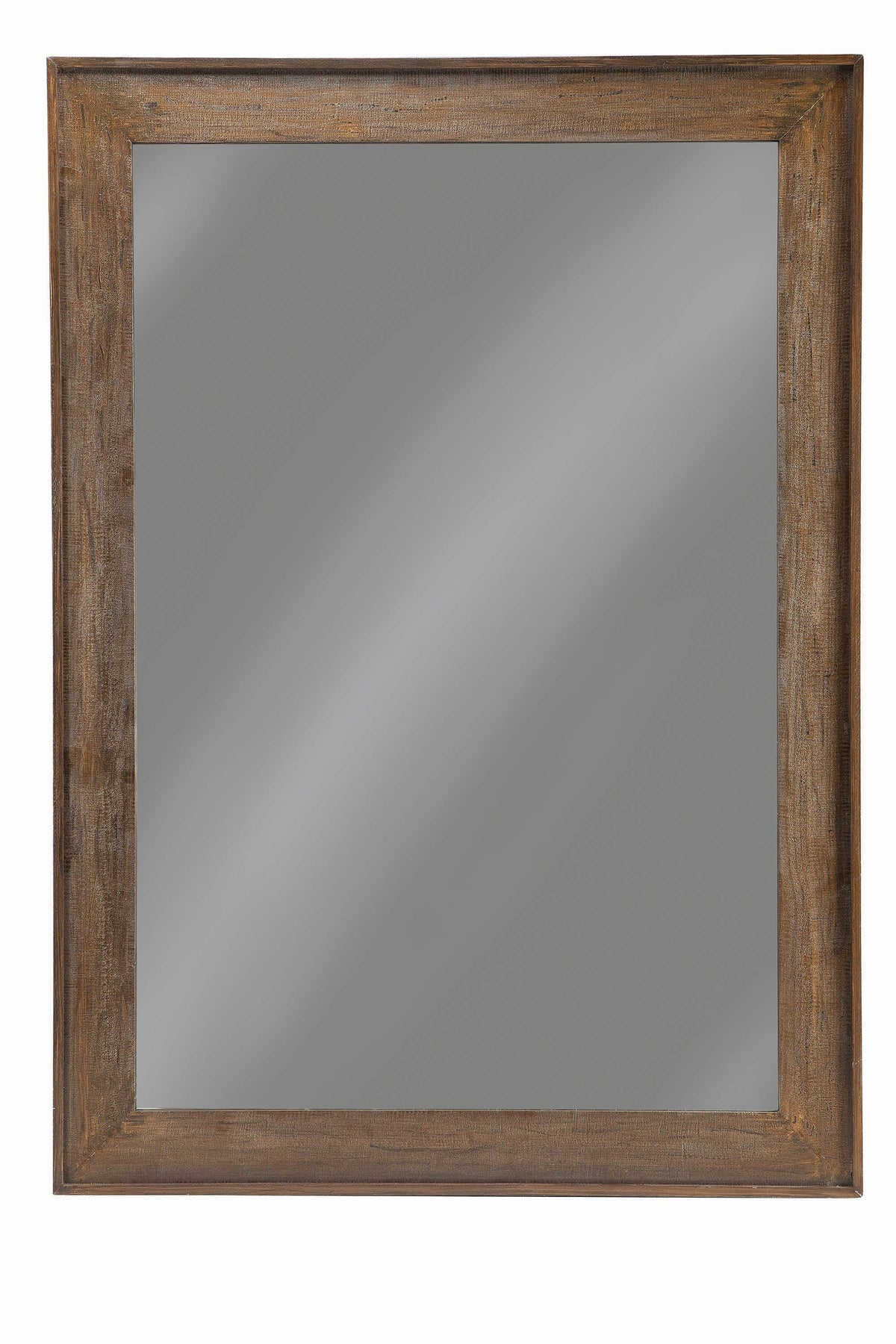 Coaster Odafin Rectangle Floor Mirror Distressed Brown Model 902770