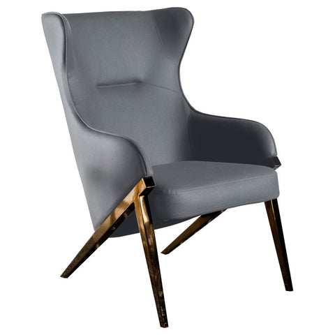 Coaster Walker Upholstered Accent Chair Slate and Bronze Model 903053