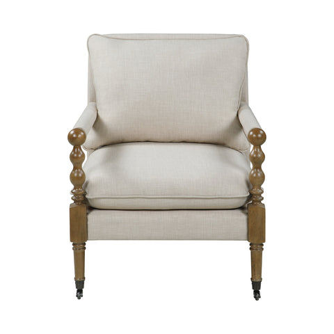 Coaster Monaghan Upholstered Accent Chair with Casters Beige Model 903058