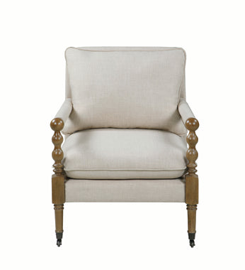 Coaster Monaghan Upholstered Accent Chair with Casters Beige Model 903058