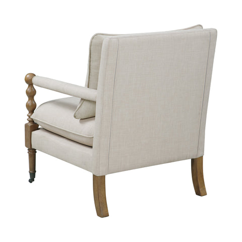 Coaster Monaghan Upholstered Accent Chair with Casters Beige Model 903058