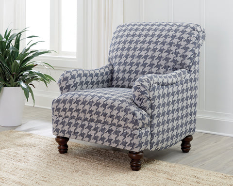 Coaster Glenn Recessed Arms Accent Chair Blue Model 903093