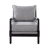 Coaster Blanchett Cushion Back Accent Chair Grey and Black Model 903824