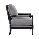Coaster Blanchett Cushion Back Accent Chair Grey and Black Model 903824