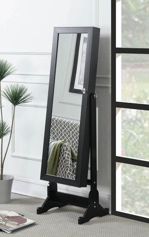 Coaster Tutuola Jewelry Cheval Mirror Black Model 904039