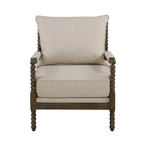 Coaster Blanchett Cushion Back Accent Chair Beige and Natural Model 905362