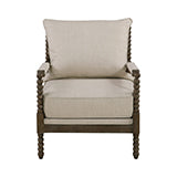 Coaster Blanchett Cushion Back Accent Chair Beige and Natural Model 905362