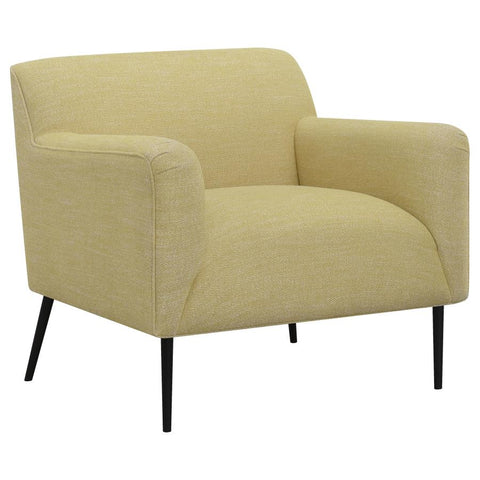 Coaster Sally Upholstered Track Arms Accent Chair Lemon Model 905639
