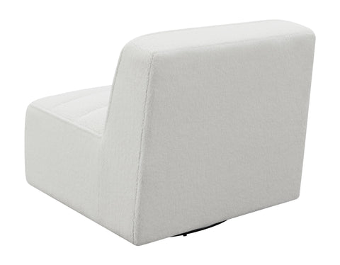 Coaster Cobie Upholstered Swivel Armless Chair Natural Model 905723