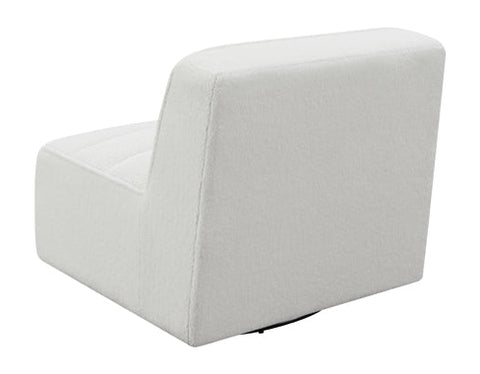 Coaster Cobie Upholstered Swivel Armless Chair Natural Model 905723