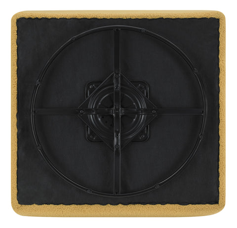 Coaster Cobie Upholstered Swivel Armless Chair Mustard Model 905724