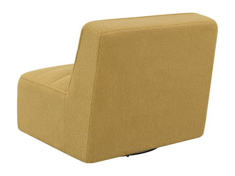Coaster Cobie Upholstered Swivel Armless Chair Mustard Model 905724