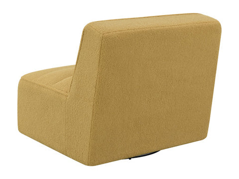 Coaster Cobie Upholstered Swivel Armless Chair Mustard Model 905724