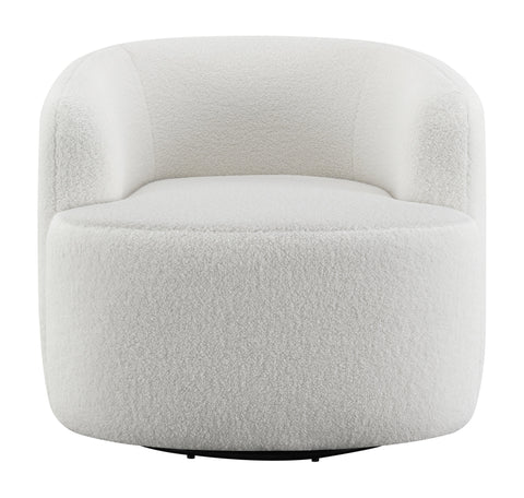 Coaster Hudson Upholstered Swivel Chair Natural Model 905726