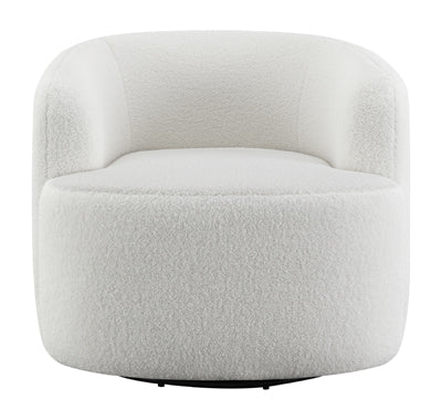 Coaster Hudson Upholstered Swivel Chair Natural Model 905726