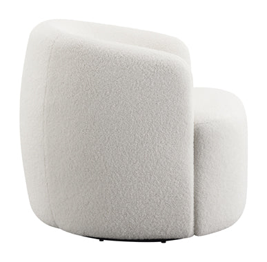 Coaster Hudson Upholstered Swivel Chair Natural Model 905726