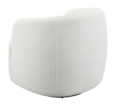 Coaster Hudson Upholstered Swivel Chair Natural Model 905726