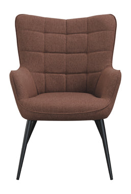Coaster Isla Upholstered Flared Arms Accent Chair with Grid Tufted Model 909468